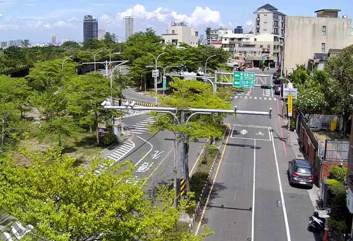 台南市道路 安北路與民權路四段口(向東)