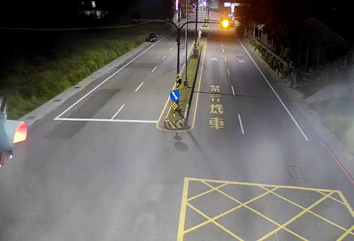台南市道路  關廟區 關新路一段與悠然山莊前北桿(向南) 距離0.9公里 氣溫24.5度