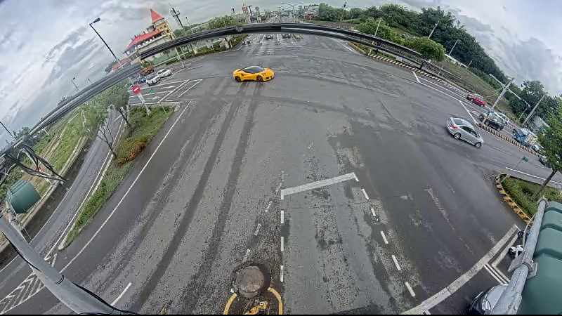 台南市道路  關廟區 關新路一段與台86線北桿(向南) 距離2.2公里 氣溫25.1度