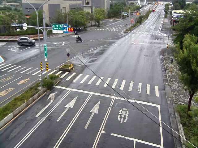台南市道路  永康區 永安路與平道十八街口(向南) 距離1.8公里 氣溫26.4度