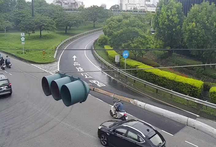 台南市道路 永康區 中正北路與國1永康交流道西側匝道路口西桿(向東)