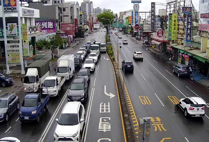 台南市道路 中華西路二段與和緯路五段口北桿(向北)