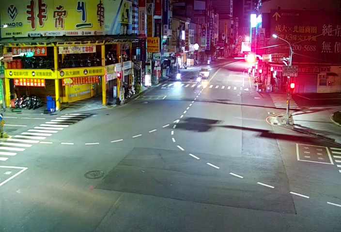 台南市道路 長榮路四段與開元路口東桿告示牌(向西)