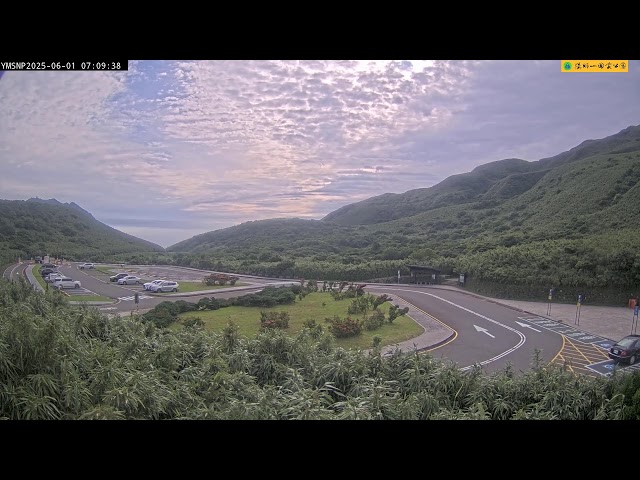 陽明山  小油坑停車場 距離5.5公里 氣溫17.5度