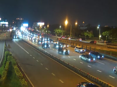 台北市道路 建國快圓山匝道