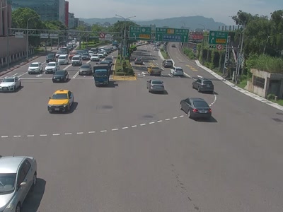 台北市道路 堤頂大道1段與港墘路口往北