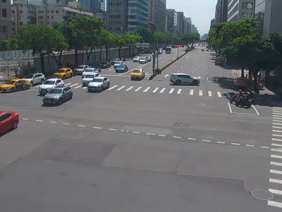 台北市道路 民生東路-松江路口