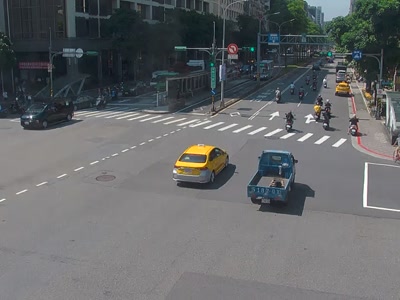 台北市道路 松江路與民生東路口