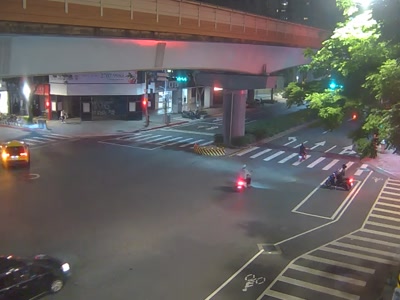 台北市道路 和平-敦化路口