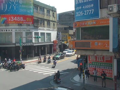 台北市道路  中山北路6段-德行西路 距離4.5公里 氣溫34度