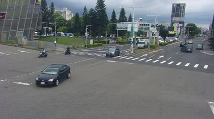 台中市道路  中清路/環中路(右側車流往文心路) 距離0.4公里 氣溫28.6度