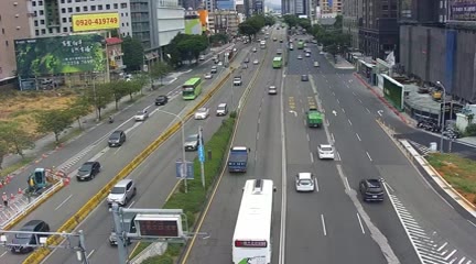 台中市道路 臺灣大道/環中路(右側車流往文心路)