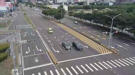 台中市道路 市政路/環中路(右側車流往文心路)
