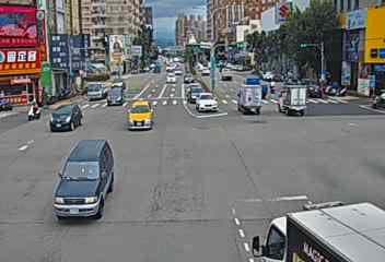 台中市道路  文心南路/復興路(右側車流往高工路) 距離1.4公里 氣溫25.3度