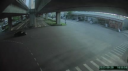 台中市道路 環中路/青海路(右側車流往臺灣大道)