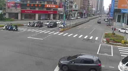 台中市道路  進化北路/崇德路(右側車流往中清路) 距離0.9公里 氣溫26度