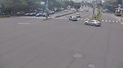 台中市道路 市政路/河南路(右側車流往環中路)
