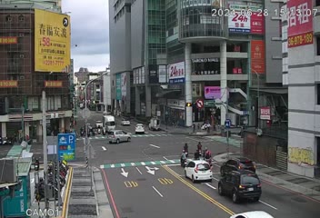 台中市道路 大智北路/復興路口(右側車流往建成路)