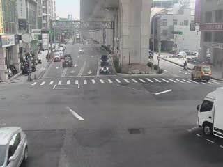台中市道路  環中東路/東山路(右側車流往太原路) 距離1.1公里 氣溫30.5度