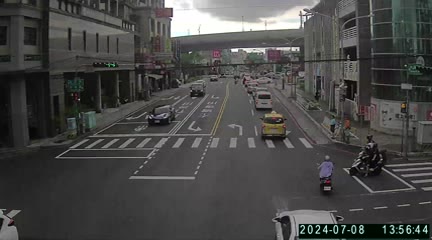 台中市道路  中山路/樹孝路(右側車流往環中東路) 距離0.2公里 氣溫30.1度