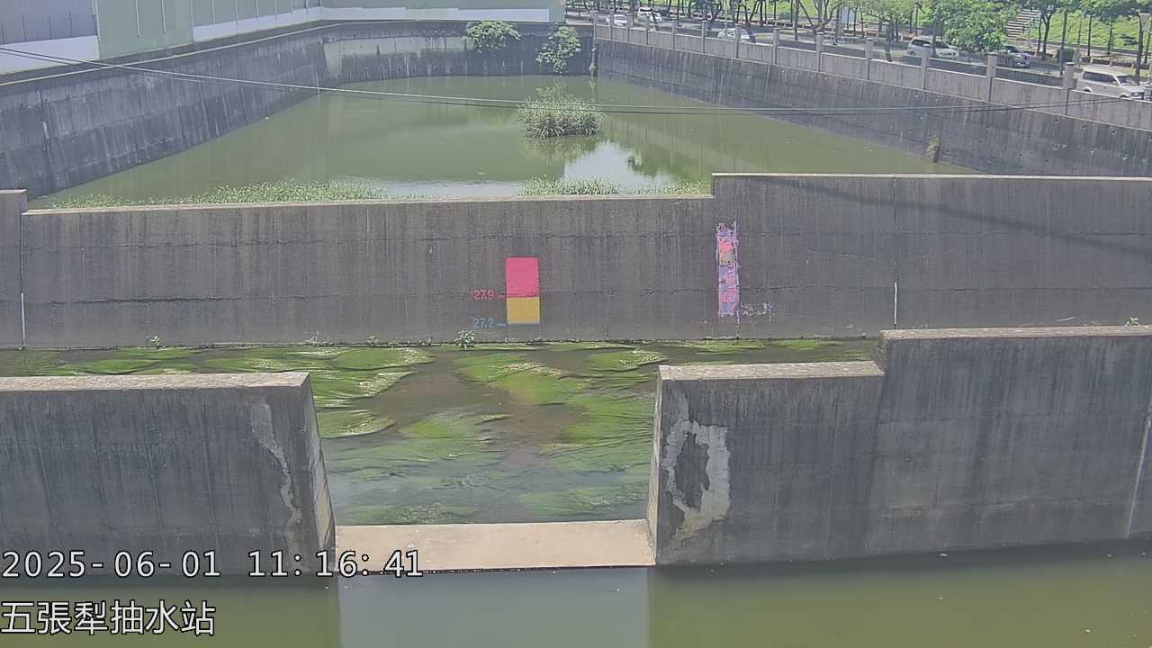 台中市道路 五張犁抽水站