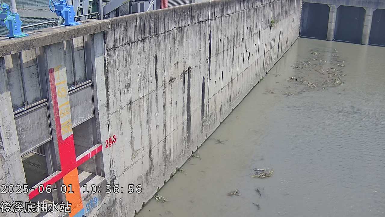 台中市道路 後溪底抽水站