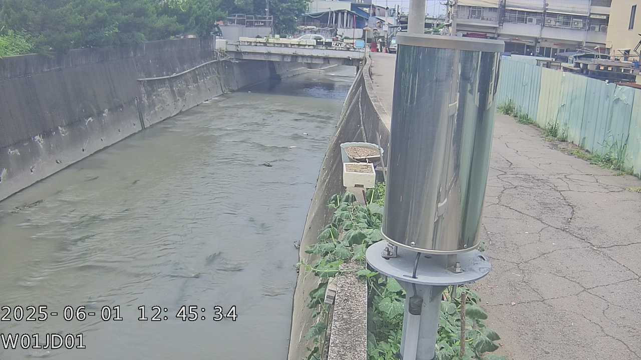 台中市道路 後溪底排水下游