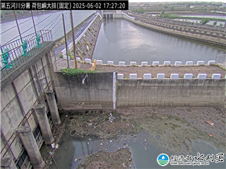 水利署防災影像  朴子溪 荷包嶼 距離2.7公里 氣溫25.7度