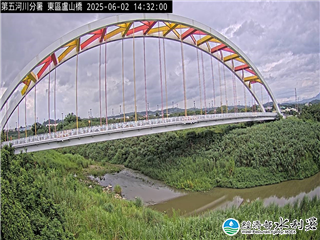 水利署防災影像  朴子溪 盧山橋 距離1.2公里 氣溫27.2度