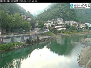水利署防災影像  淡水河 烏來福德宮 距離8.7公里 氣溫22.5度
