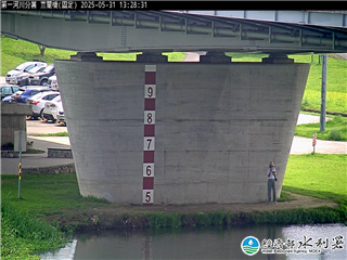 水利署防災影像  蘭陽溪 宜蘭橋 距離1.3公里 氣溫25.4度