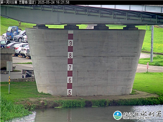 水利署防災影像  蘭陽溪 宜蘭橋 距離3.7公里 氣溫24度
