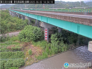 水利署防災影像  烏溪 烏溪橋 距離0.9公里 氣溫24.1度