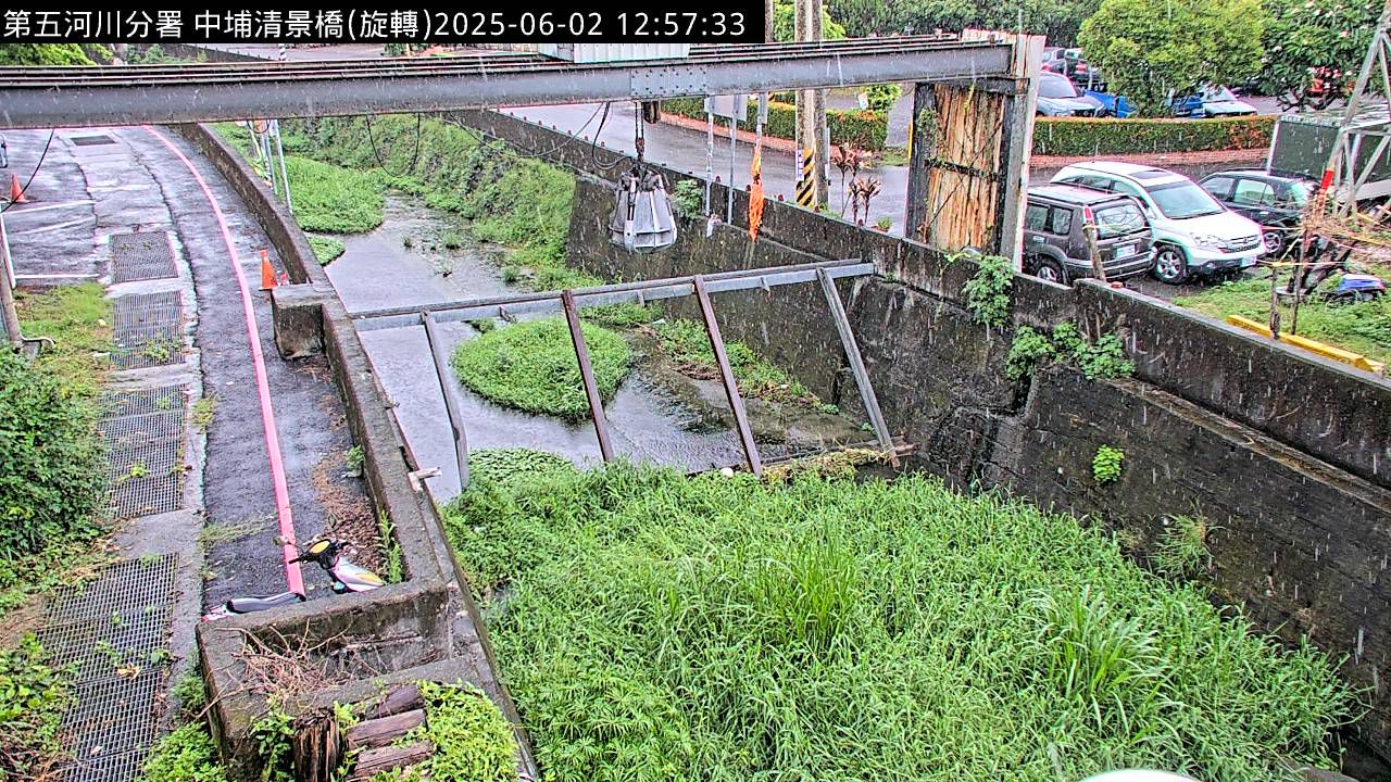 水利署水資源  防災中心 清景橋(旋轉鏡頭) 距離1.4公里 氣溫25.9度