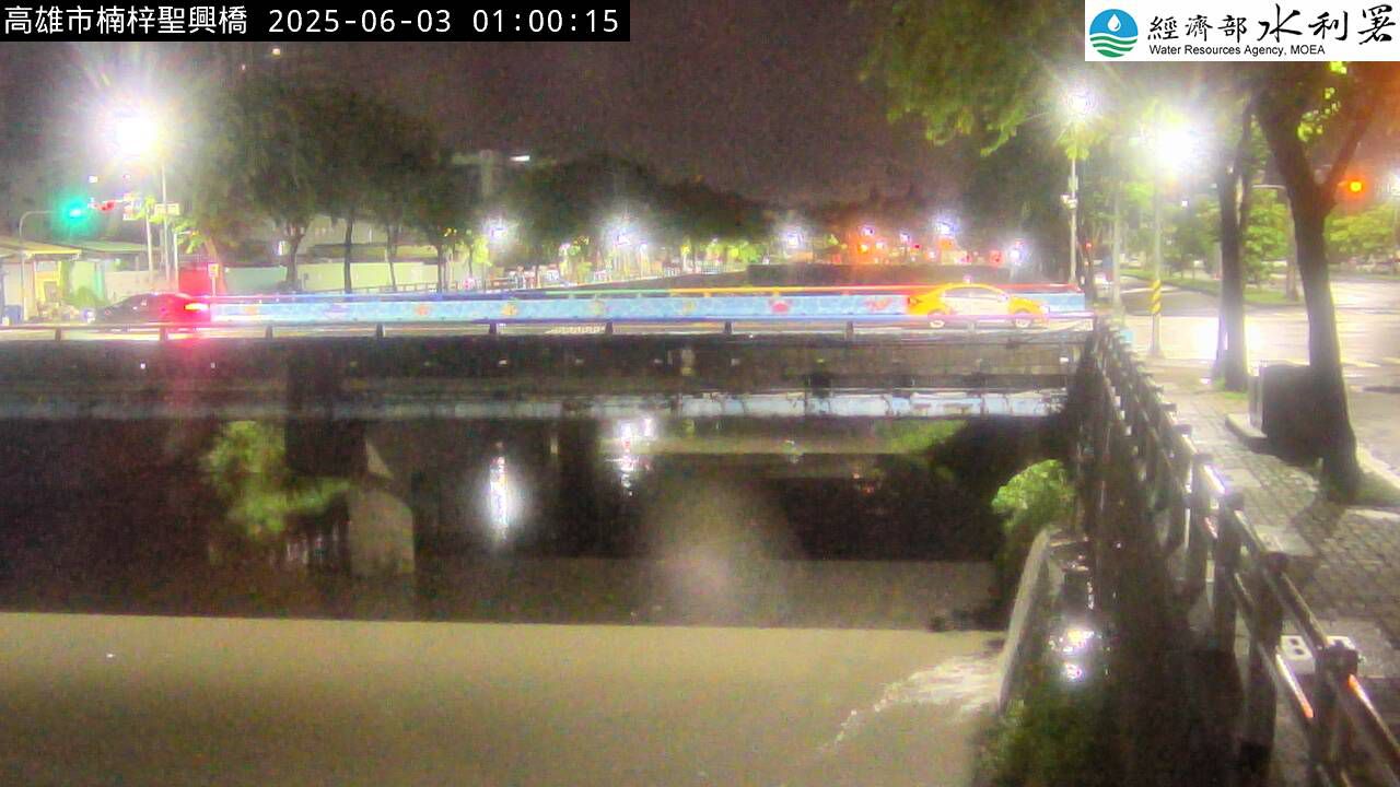 水利署水資源  防災中心 聖興橋(旋轉鏡頭) 距離2.5公里 氣溫32.2度