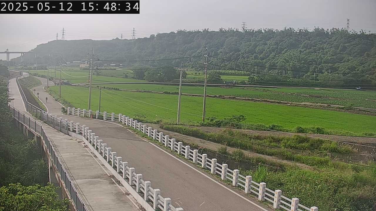 水利署水資源  水利行政組 磁瑤與水美堤防 S 距離1.8公里 氣溫32.1度
