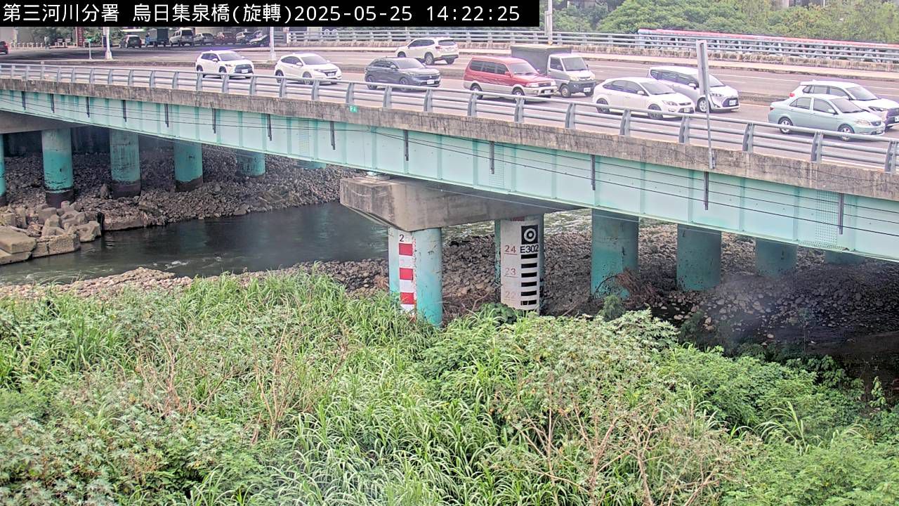 水利署水資源  防災中心 集泉橋 距離0.1公里 氣溫25.2度
