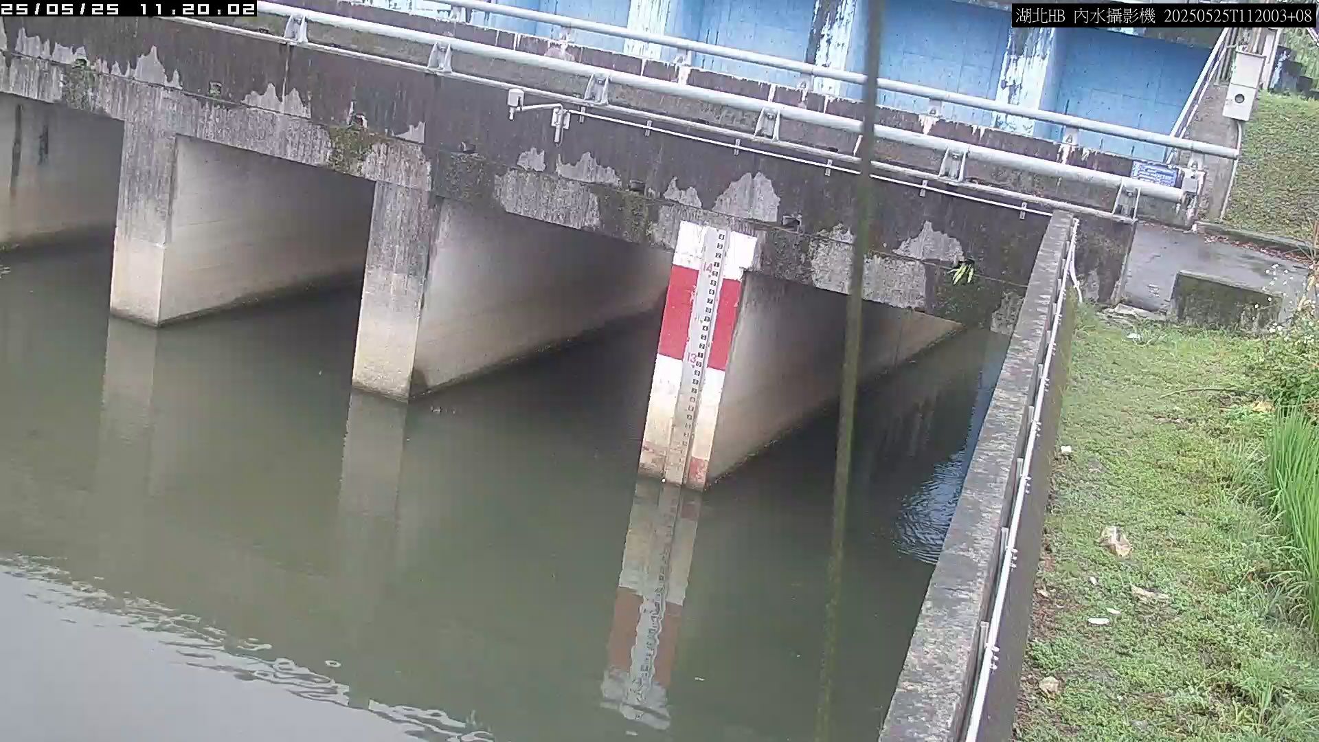 水利署水資源 一河局 湖北排水門內水位