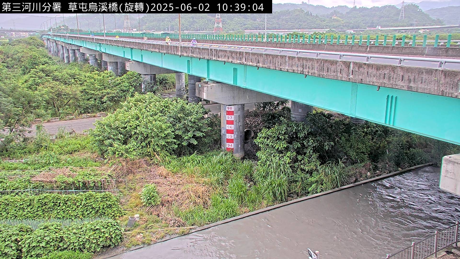 水利署水資源  防災中心 烏溪橋 距離0.9公里 氣溫24.1度