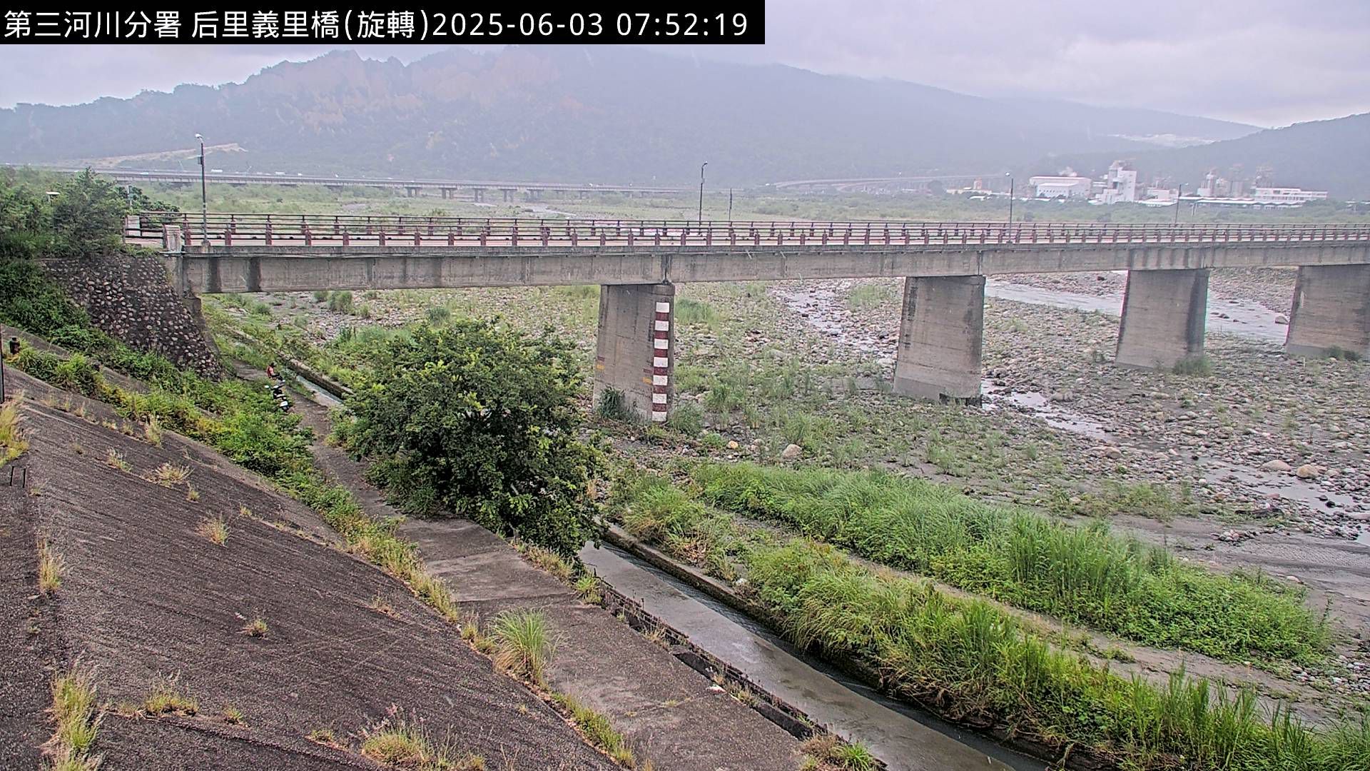 水利署水資源  防災中心 義里橋 距離2.5公里 氣溫31.4度