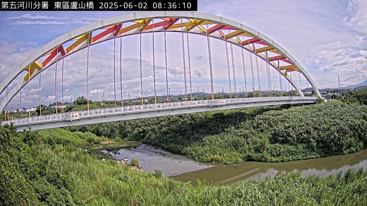 水利署水資源  防災中心 盧山橋 距離1.2公里 氣溫27.2度