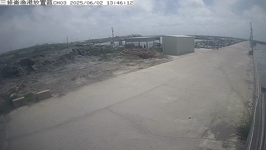 水利署水資源  雲林縣政府水利處 三條崙漁港CH3 距離2.4公里 氣溫25.5度