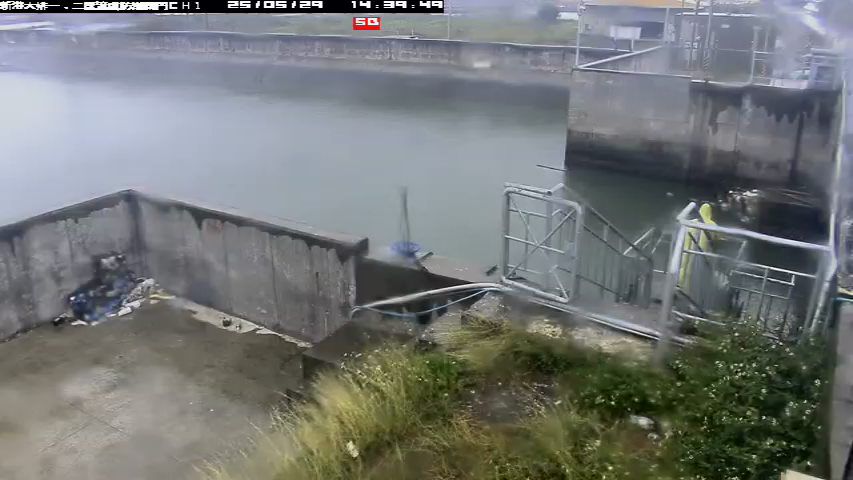 水利署水資源  雲林縣政府水利處 新港大排一二匯流處防潮閘門CH1 距離0.2公里 氣溫25.2度