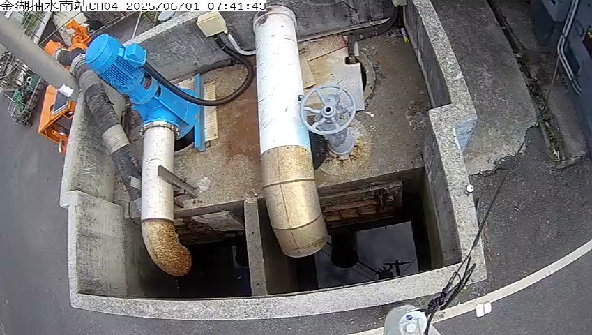 水利署水資源  雲林縣政府水利處 金湖抽水南站CH4 距離0.3公里 氣溫25.5度