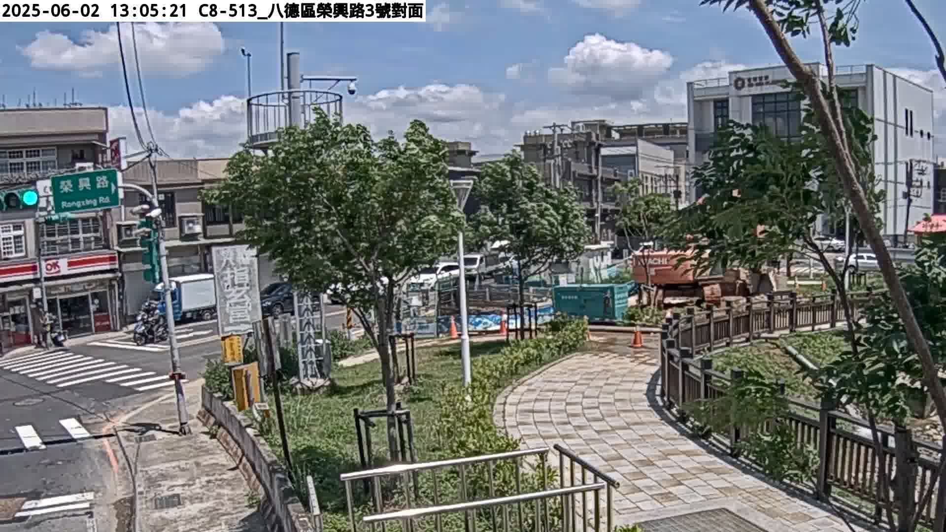 水利署水資源  桃園巿政府水務局 C8-513 八德區榮興路3號對面 距離2.3公里 氣溫31.2度