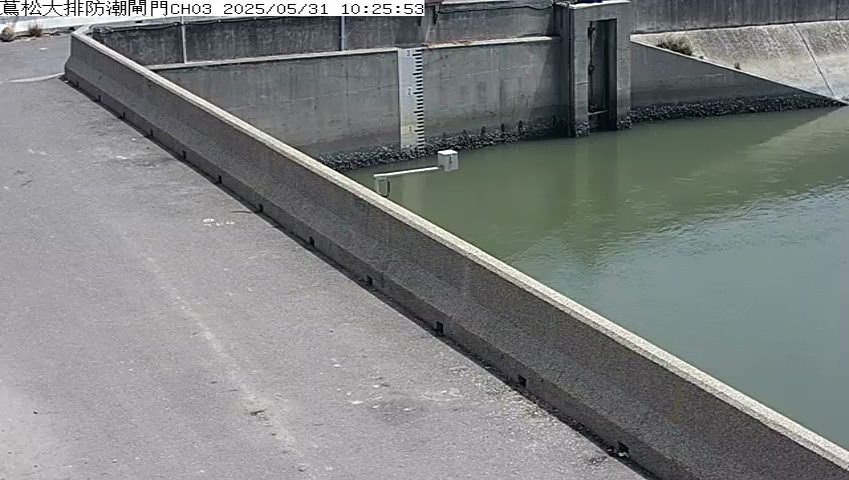 水利署水資源 雲林縣政府水利處 蔦松大排防潮閘門CH3