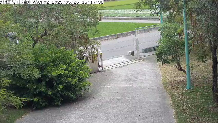 水利署水資源  雲林縣政府水利處 北鎮後庄抽水站CH2 距離1.9公里 氣溫21.9度