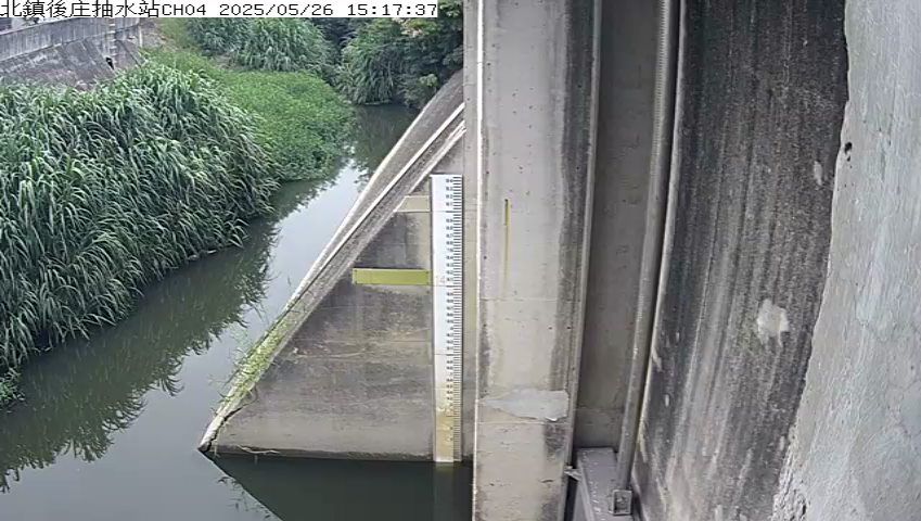 水利署水資源  雲林縣政府水利處 北鎮後庄抽水站CH4 距離1.9公里 氣溫21.9度