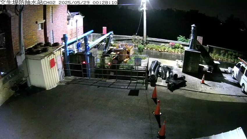 水利署水資源  雲林縣政府水利處 文生堤防抽水站CH2 距離3.9公里 氣溫30.7度