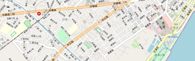即時影像附近的地圖